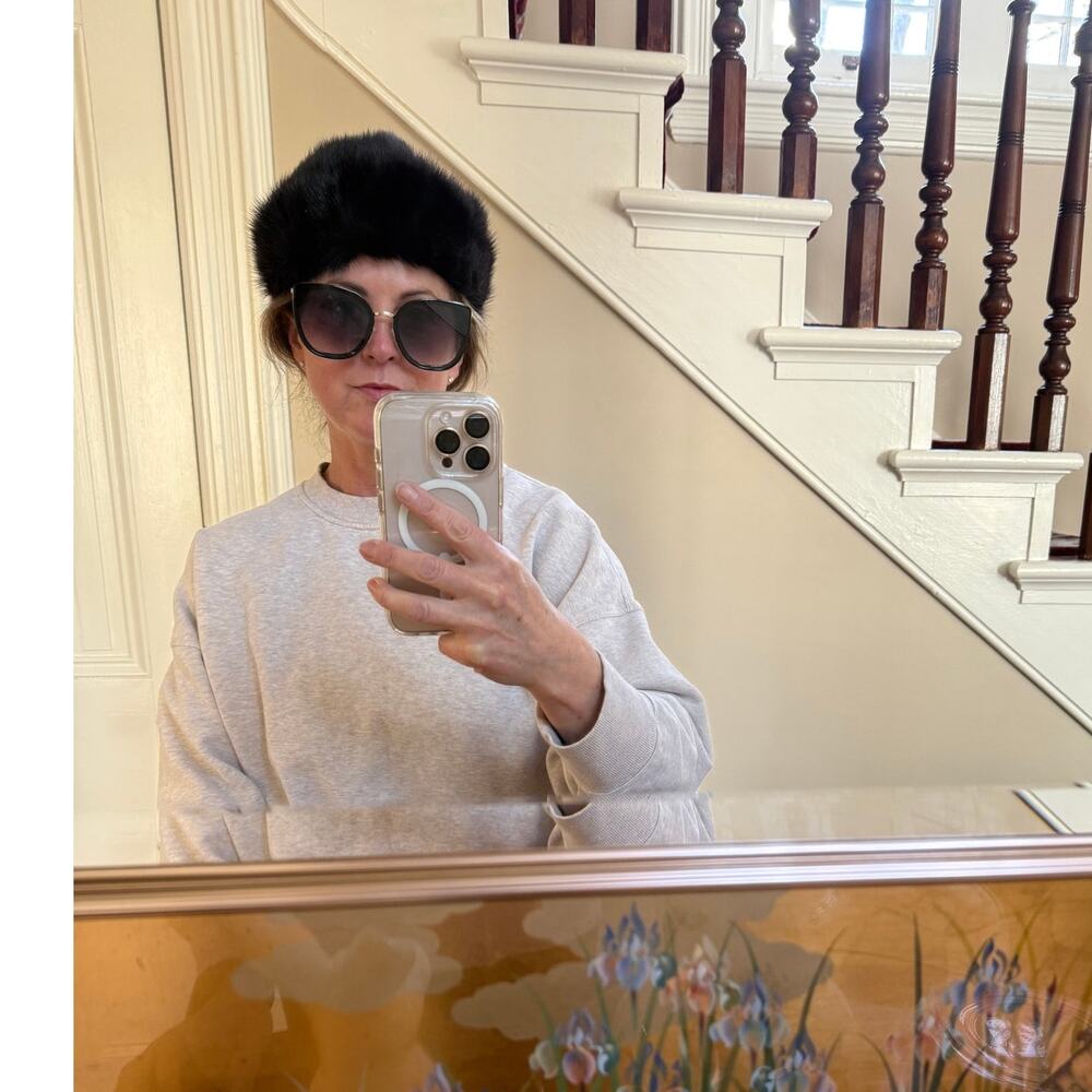 Vintage Mink Hat Black